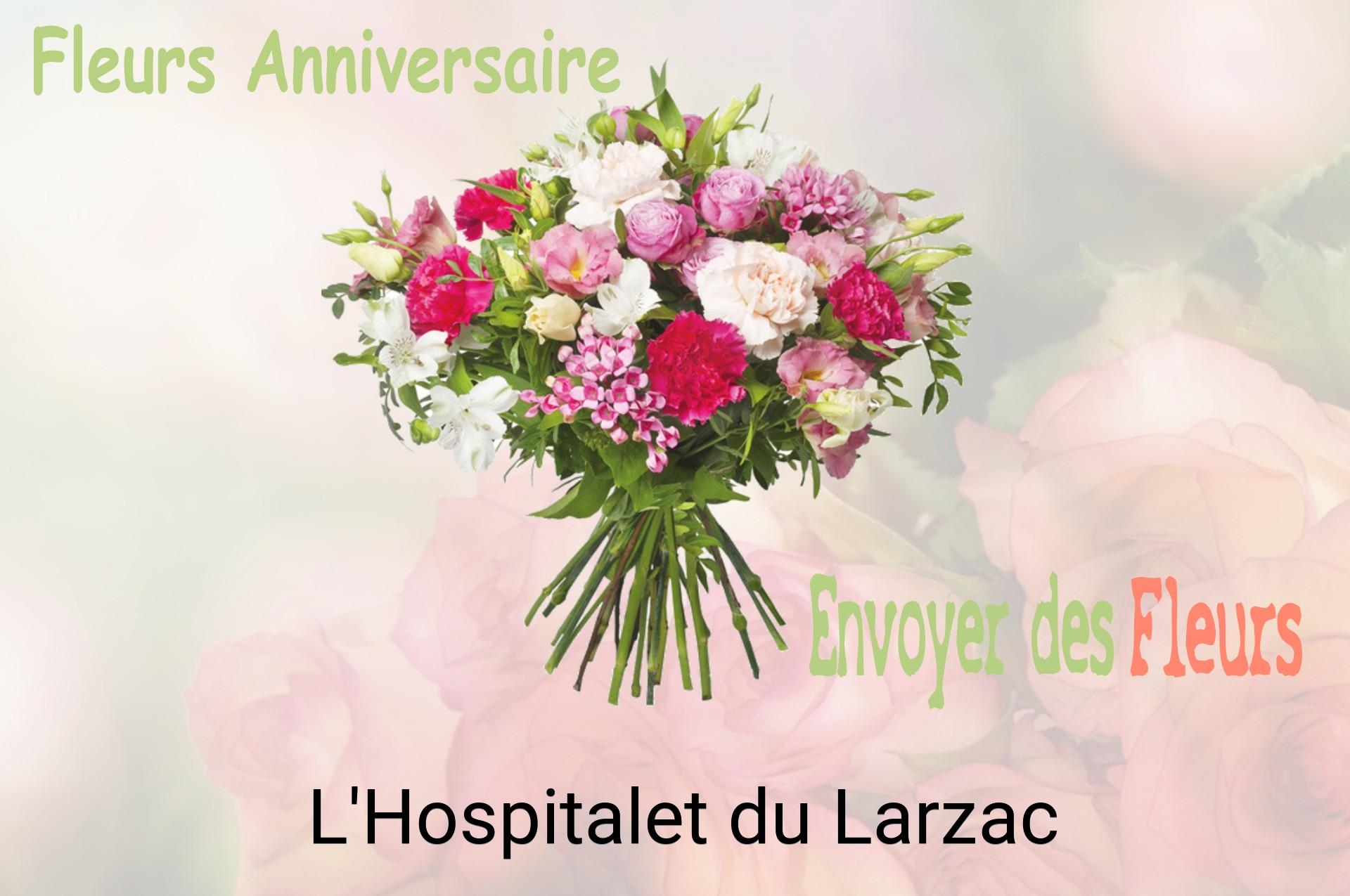Bouquet de fleurs d’anniversaire livré à L'Hospitalet-du-Larzac